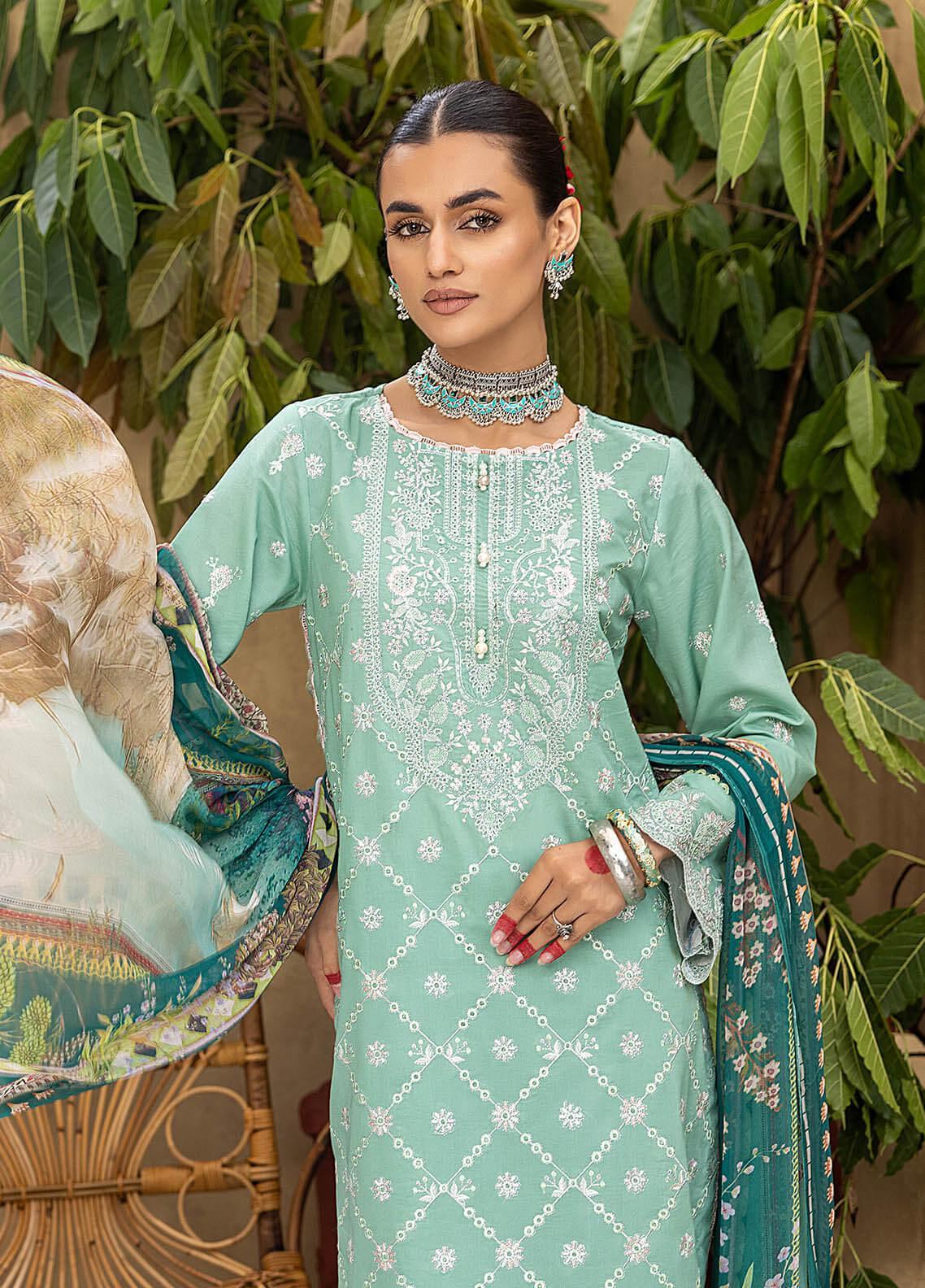 Kastoori By Awwal Embroidered Lawn Unstitched 3 Piece Suit - 09 Kastoori By Awwal Embroidered Lawn Unstitched 3 Piece Suit - 09