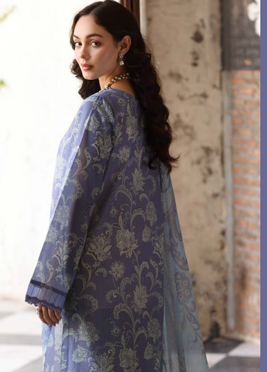Kesariya By Riaz Arts Laser Embroidered Lawn 3 Piece Unstitched Suit RA25KEL PD-02 Kesariya By Riaz Arts Laser Embroidered Lawn 3 Piece Unstitched Suit RA25KEL PD-02