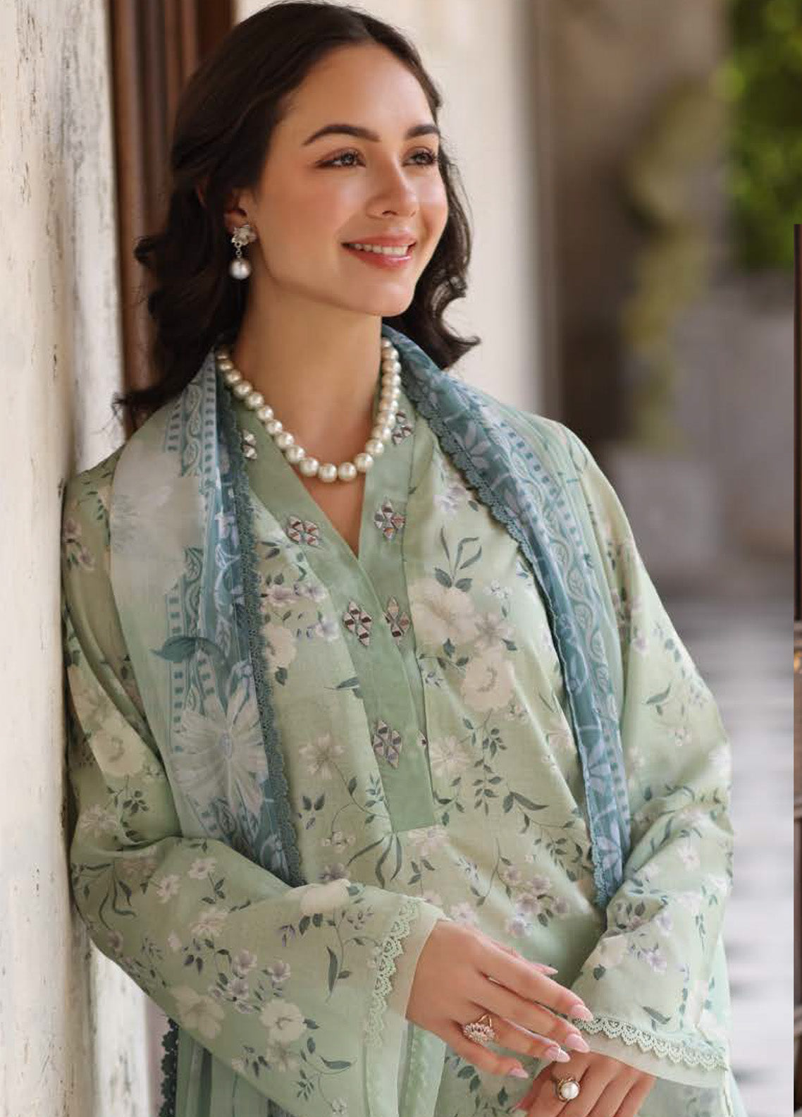 Kesariya By Riaz Arts Laser Embroidered Lawn 3 Piece Unstitched Suit RA25KEL PD-03 Kesariya By Riaz Arts Laser Embroidered Lawn 3 Piece Unstitched Suit RA25KEL PD-03