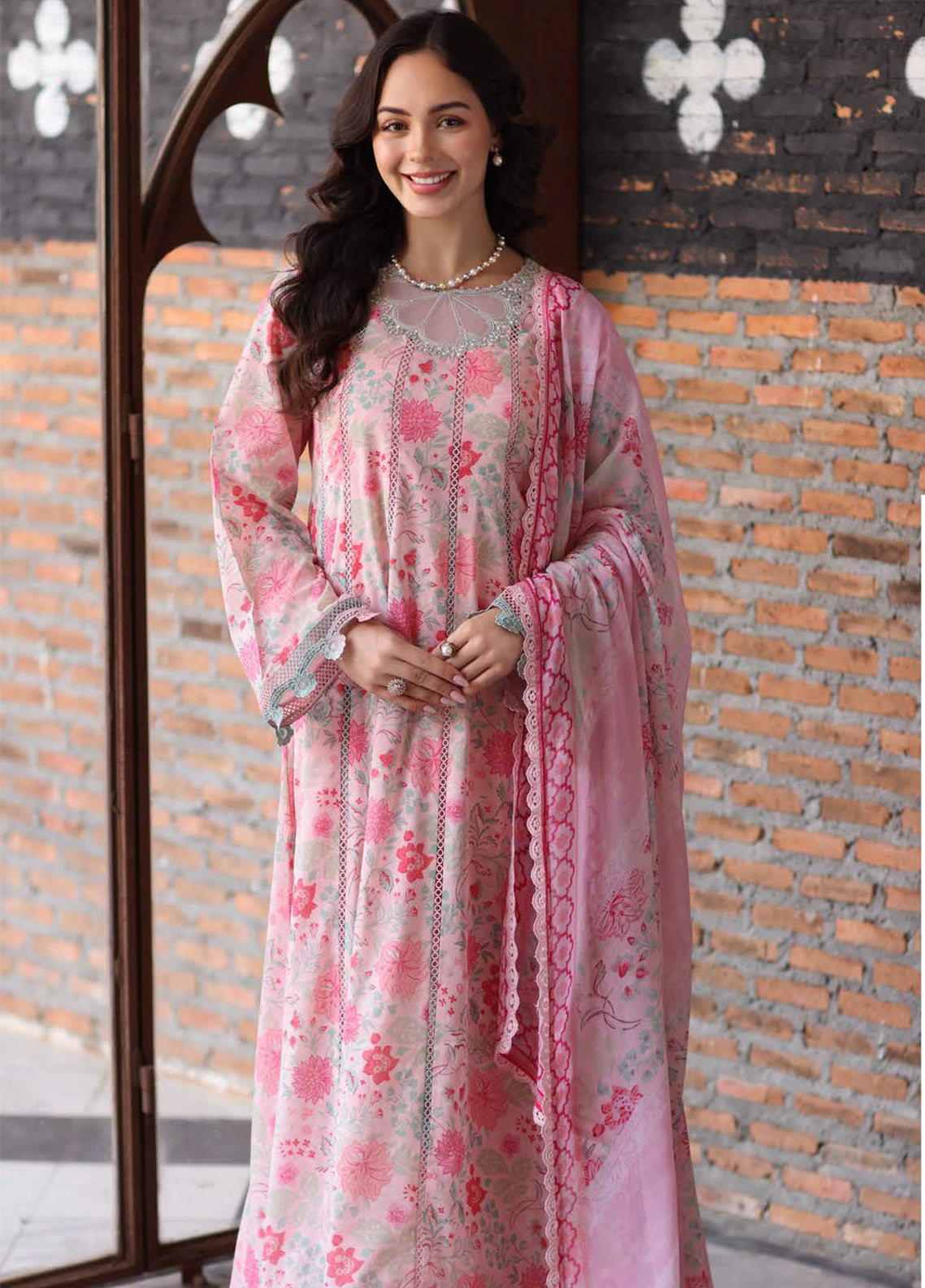 Kesariya By Riaz Arts Laser Embroidered Lawn 3 Piece Unstitched Suit RA25KEL PD-04 Kesariya By Riaz Arts Laser Embroidered Lawn 3 Piece Unstitched Suit RA25KEL PD-04