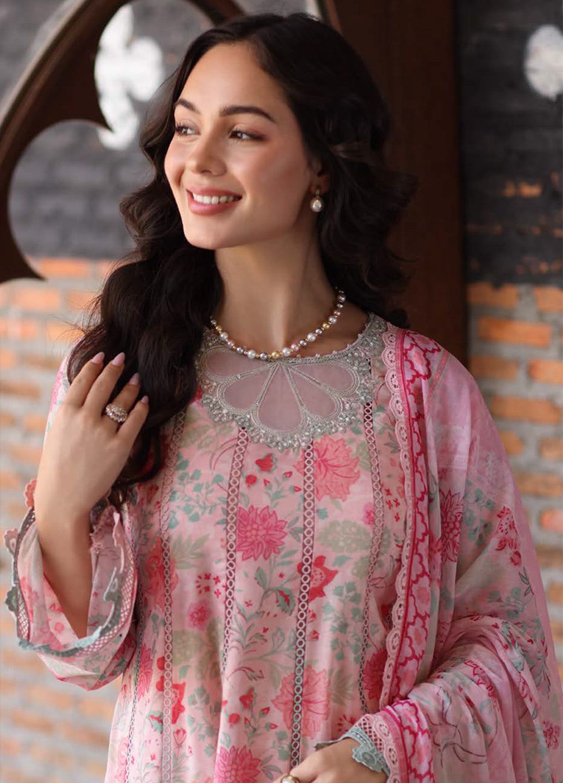Kesariya By Riaz Arts Laser Embroidered Lawn 3 Piece Unstitched Suit RA25KEL PD-04 Kesariya By Riaz Arts Laser Embroidered Lawn 3 Piece Unstitched Suit RA25KEL PD-04