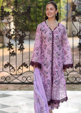 Kesariya By Riaz Arts Laser Embroidered Lawn 3 Piece Unstitched Suit RA25KEL PD-08