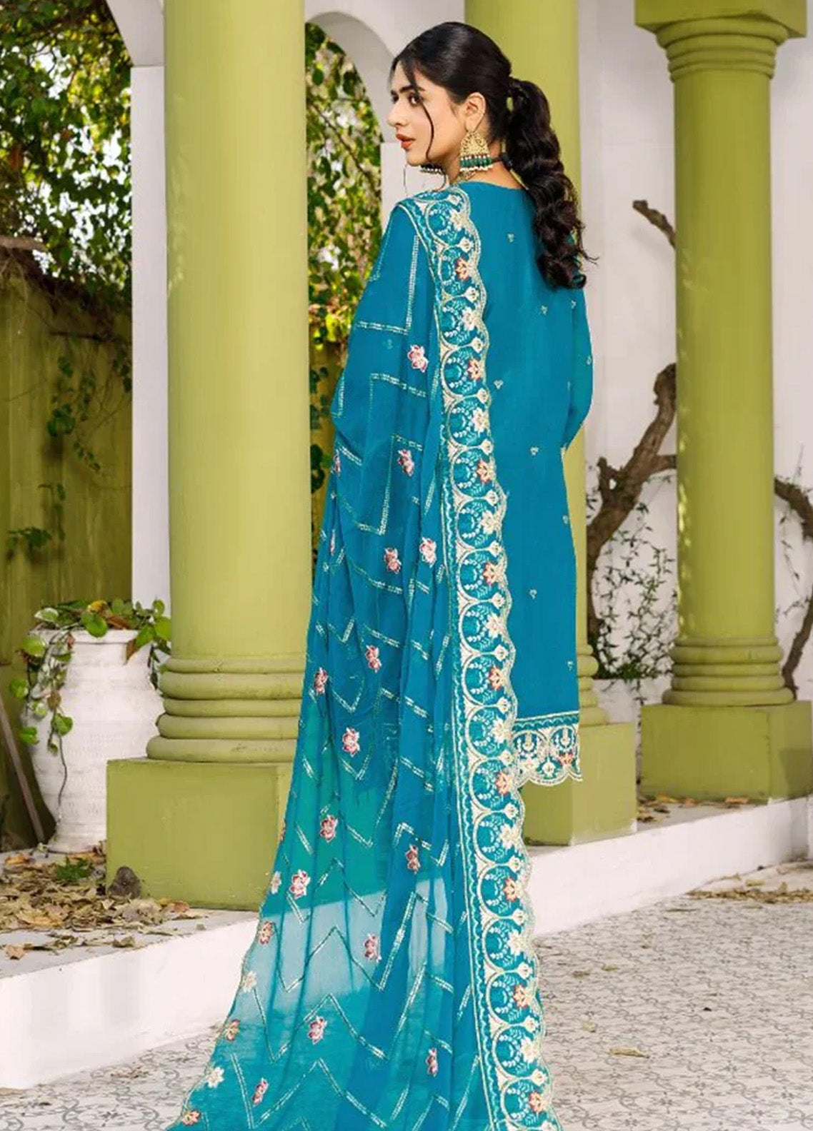 Ketifa Luxury Embroidered Chiffon 3 Piece Unstitched Suit KF24LU D-AR-0507 STYLE STORIES Ketifa Luxury Embroidered Chiffon 3 Piece Unstitched Suit KF24LU D-AR-0507 STYLE STORIES