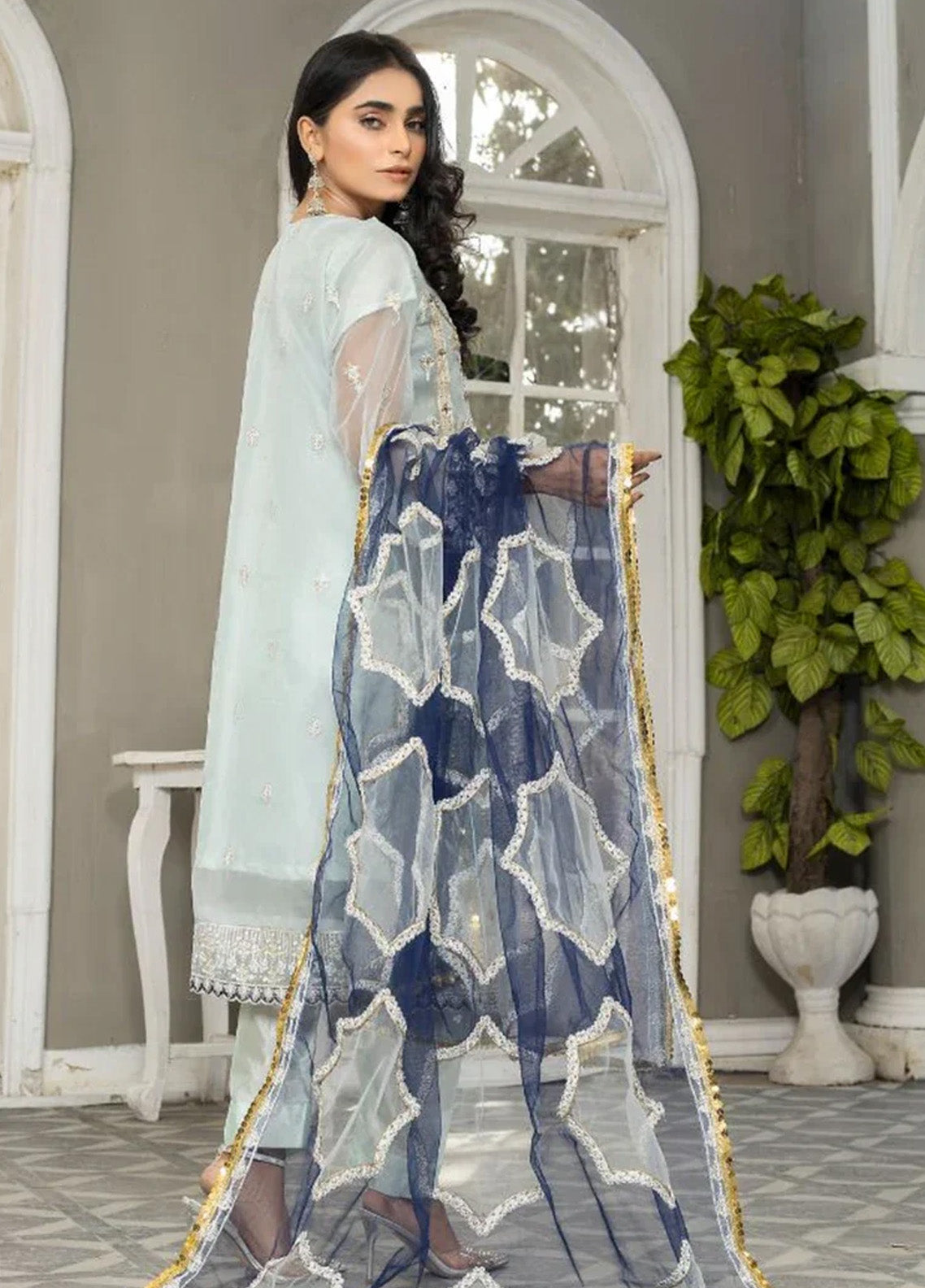 Ketifa Luxury Embroidered Organza 3 Piece Unstitched Suit KF24LU D-AR-0405 GAILY BOLD Ketifa Luxury Embroidered Organza 3 Piece Unstitched Suit KF24LU D-AR-0405 GAILY BOLD