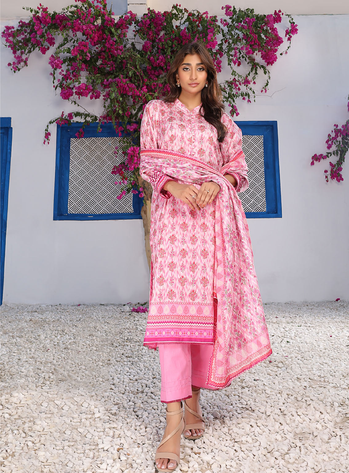 Keysha Summer Bloom Printed Lawn 3 Piece Unstitched Suit KS24SBPL-42 Keysha Summer Bloom Printed Lawn 3 Piece Unstitched Suit KS24SBPL-42