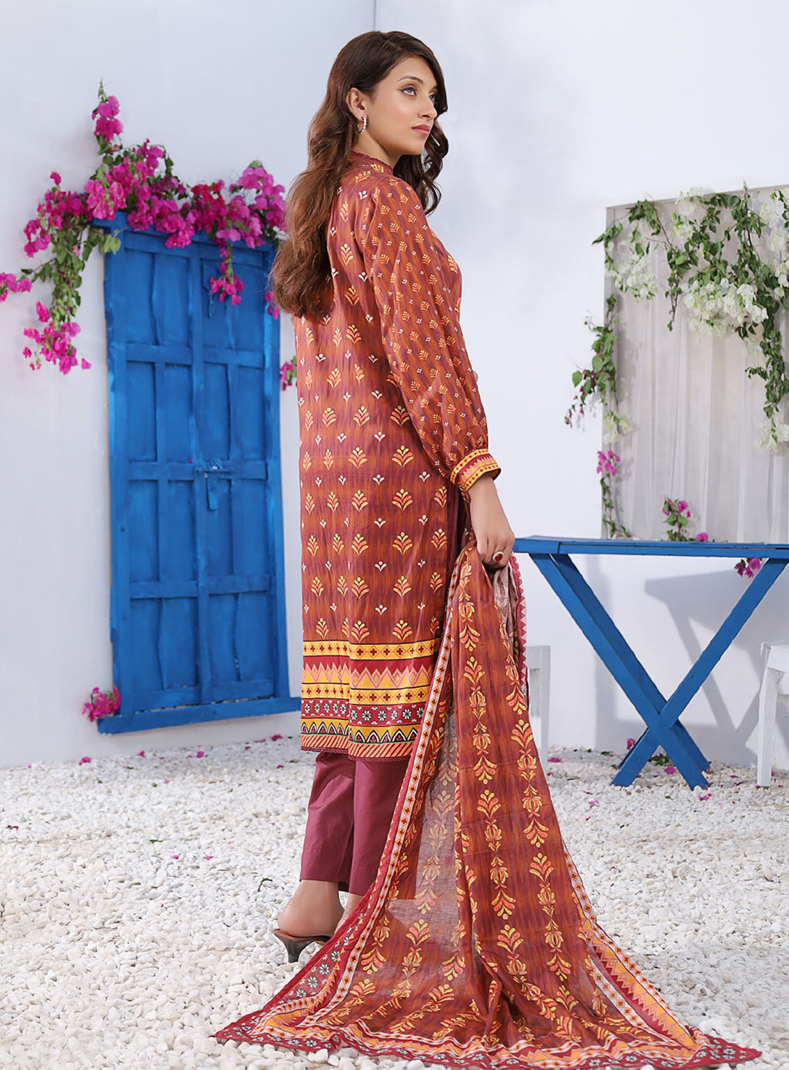 Keysha Summer Bloom Printed Lawn 3 Piece Unstitched Suit KS24SBPL-45 Keysha Summer Bloom Printed Lawn 3 Piece Unstitched Suit KS24SBPL-45