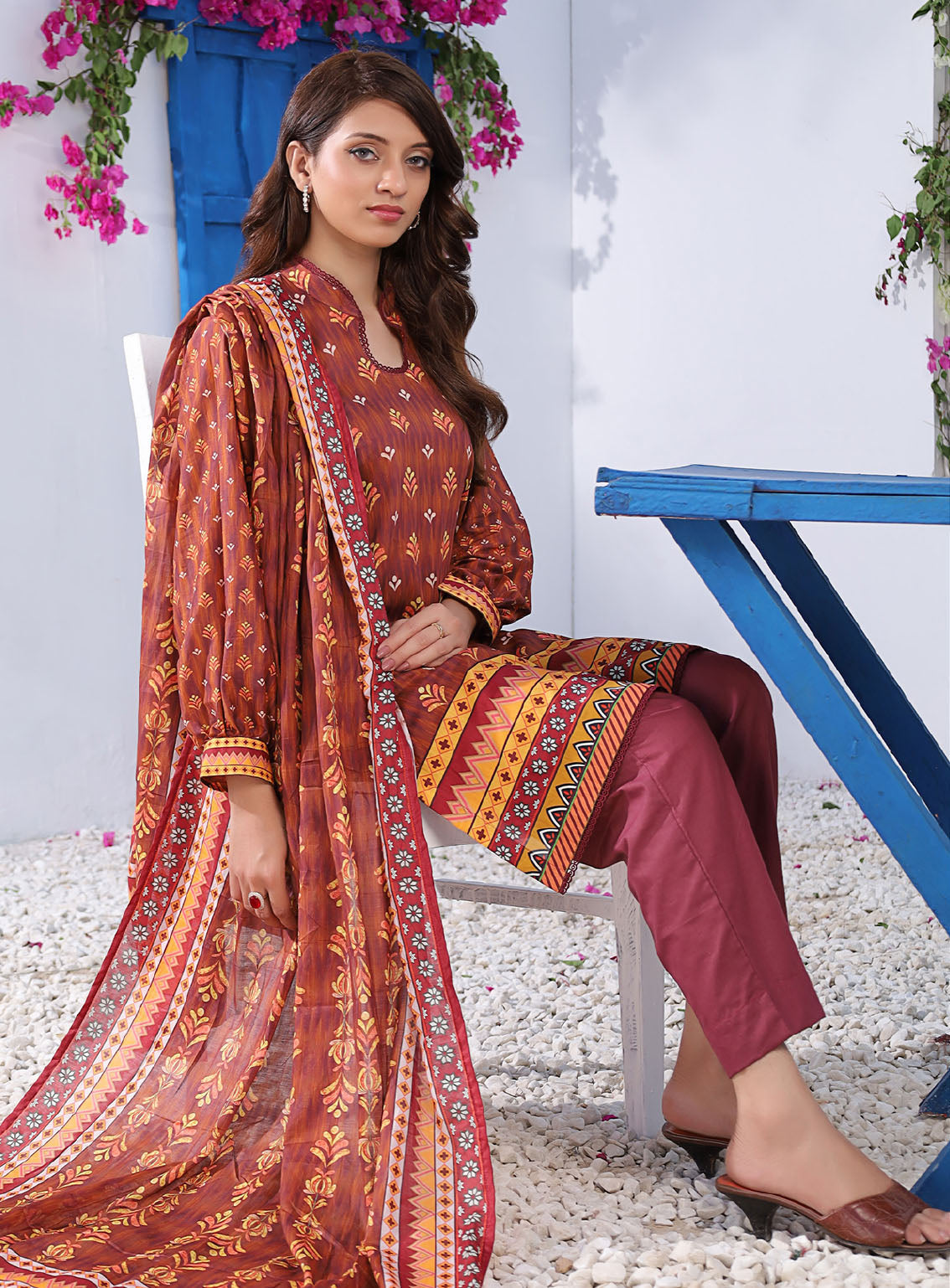 Keysha Summer Bloom Printed Lawn 3 Piece Unstitched Suit KS24SBPL-45 Keysha Summer Bloom Printed Lawn 3 Piece Unstitched Suit KS24SBPL-45