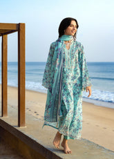 Khaab By Gul Ahmed Luxury Festive Formals Embroidered Lawn 3 Piece Unstitched Suit GA26KLFF D-CL-52495