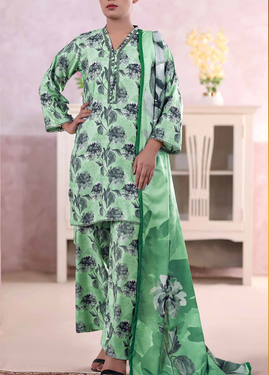 Khaas By Aizal Printed Ayudia 3 Piece Stitched Suit AL25KPA D-01 Khaas By Aizal Printed Ayudia 3 Piece Stitched Suit AL25KPA D-01