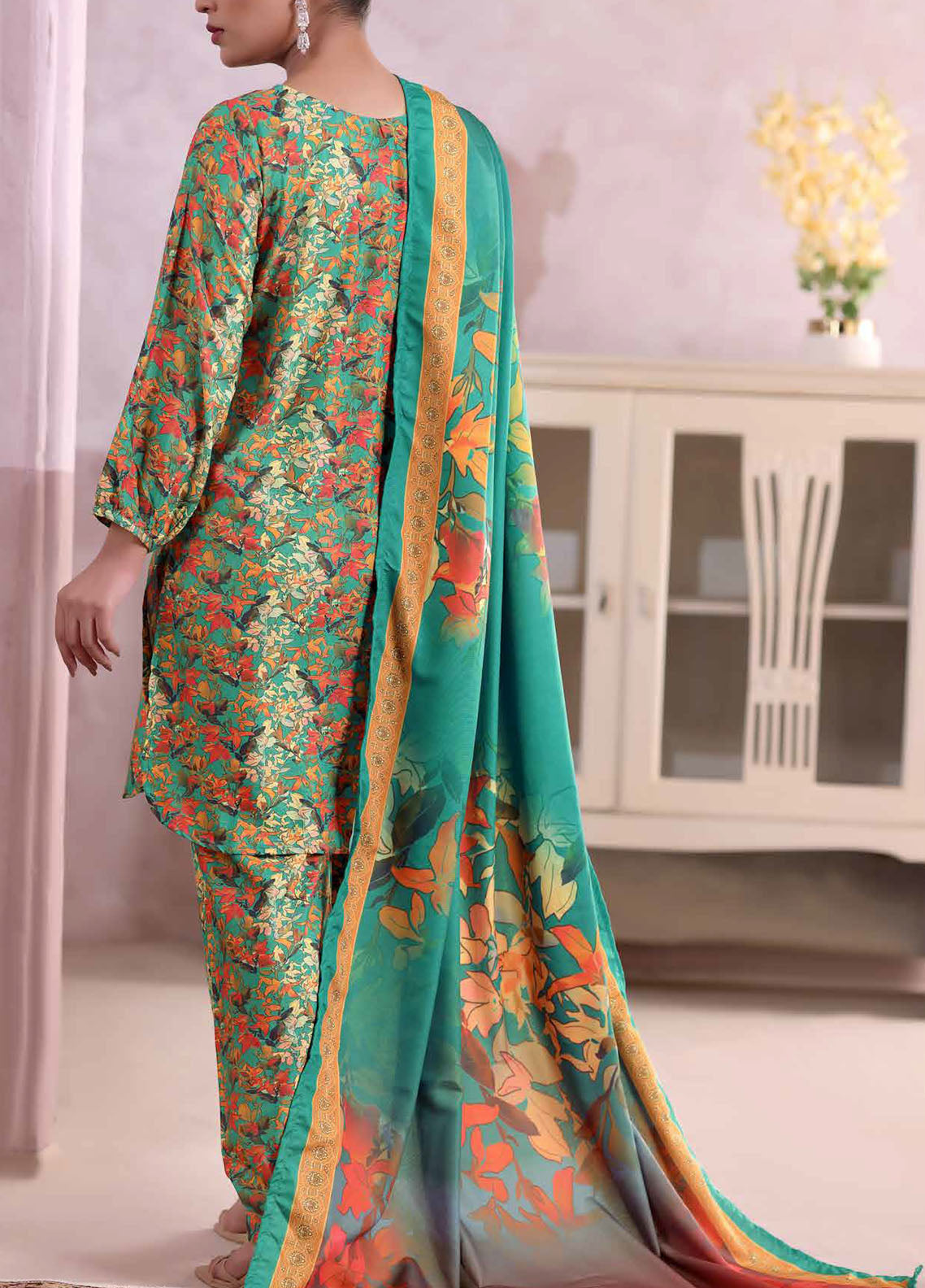 Khaas By Aizal Printed Ayudia 3 Piece Stitched Suit AL25KPA D-10 Khaas By Aizal Printed Ayudia 3 Piece Stitched Suit AL25KPA D-10