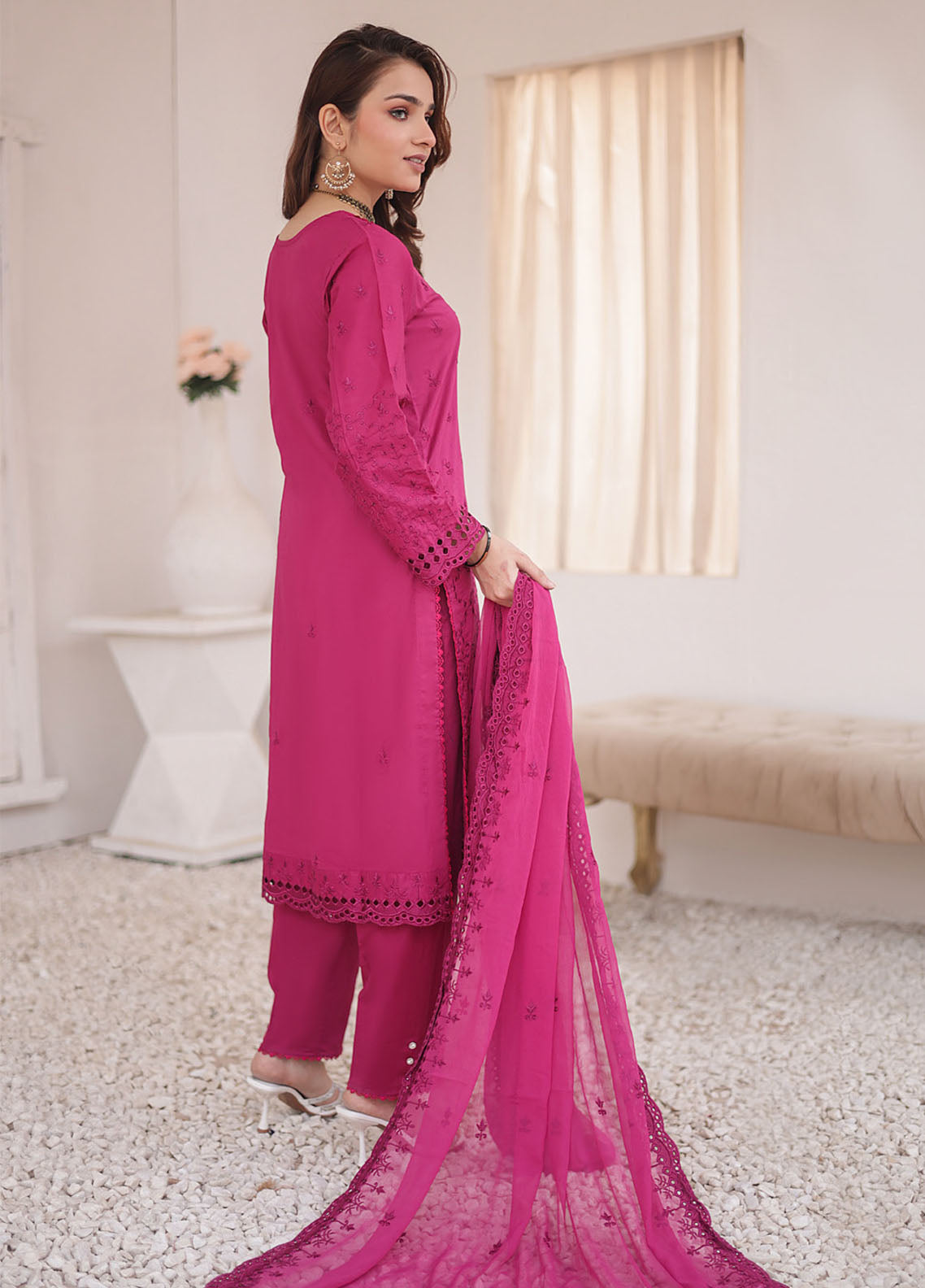 Khoobsurat By MTF Chikankari Lawn 3 Piece Unstitched Suit MTF24KCLV3 D-04 Khoobsurat By MTF Chikankari Lawn 3 Piece Unstitched Suit MTF24KCLV3 D-04