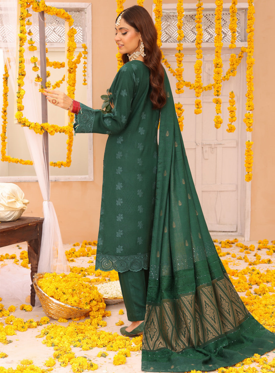 Khoobsorat By Schick Embroidered Peach Leather 3 Piece Unstitched Suit SDH24K D-04 Khoobsorat By Schick Embroidered Peach Leather 3 Piece Unstitched Suit SDH24K D-04