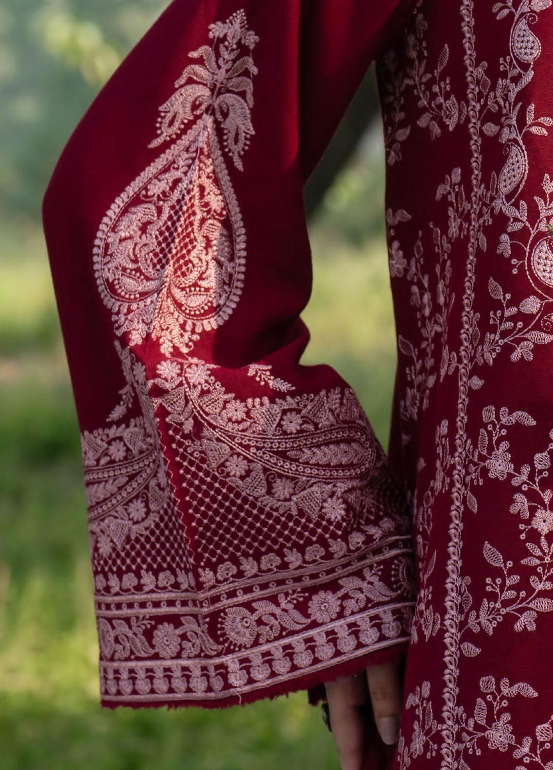 Khunki By Casual Lite Premium Embroidered Dhanak 3 Piece Stitched Suit CL25kWV1 D-02 BERRY Khunki By Casual Lite Premium Embroidered Dhanak 3 Piece Stitched Suit CL25kWV1 D-02 BERRY