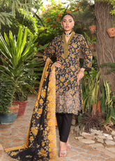 Kinara Series By Schick Embroidered Doriya 3 Piece Unstitched Suit SDH25KS D-DE-09