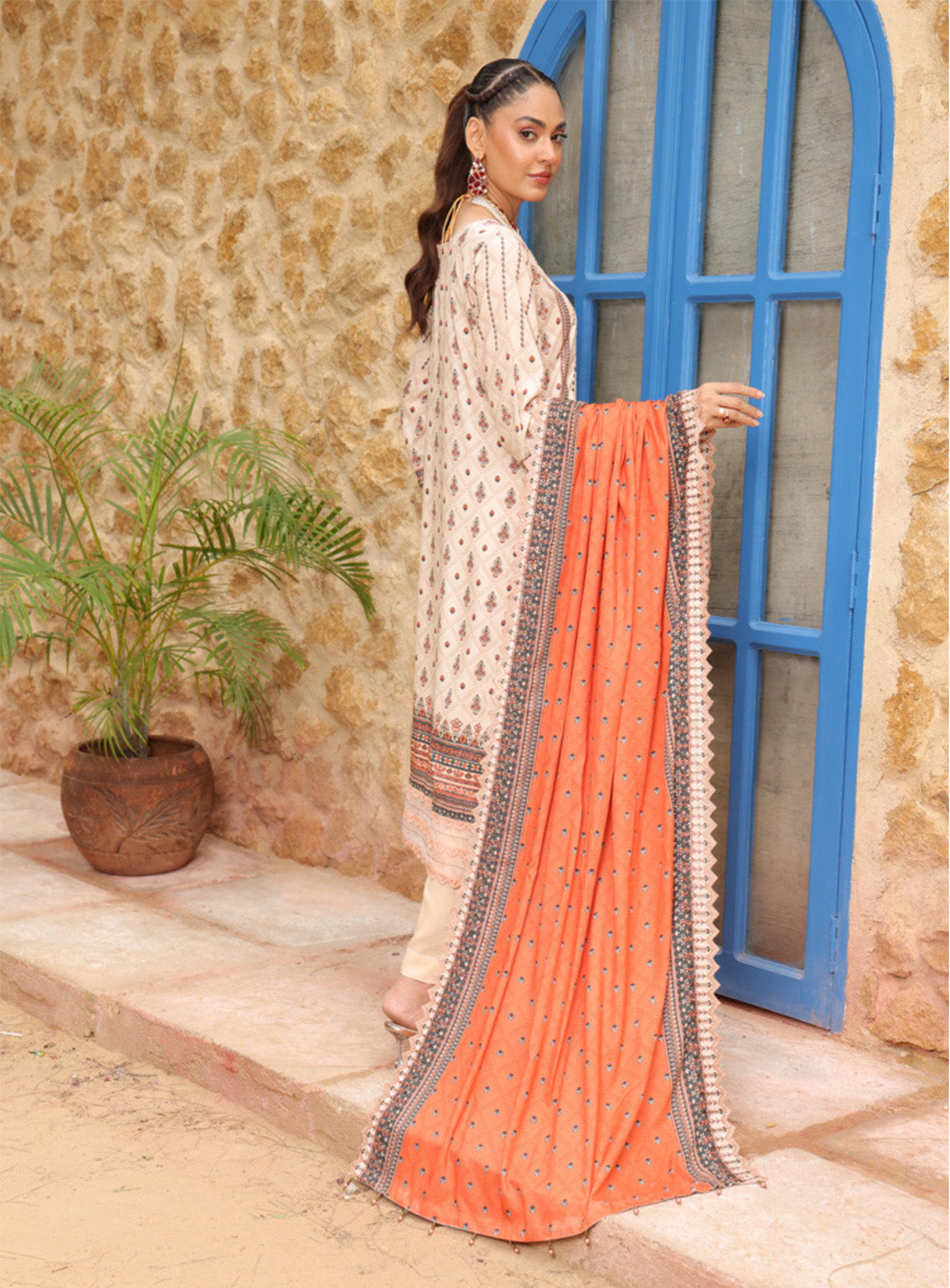 Kinara Series By Schick Printed Linen 3 Piece Unstitched Suit SDH24KS D-02 Kinara Series By Schick Printed Linen 3 Piece Unstitched Suit SDH24KS D-02