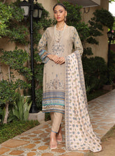 Kinara Series By Schick Printed Linen 3 Piece Unstitched Suit SDH24KS D-04