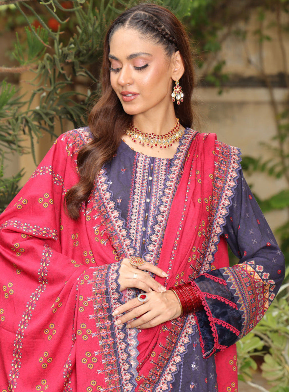 Kinara Series By Schick Printed Linen 3 Piece Unstitched Suit SDH24KS D-05 Kinara Series By Schick Printed Linen 3 Piece Unstitched Suit SDH24KS D-05