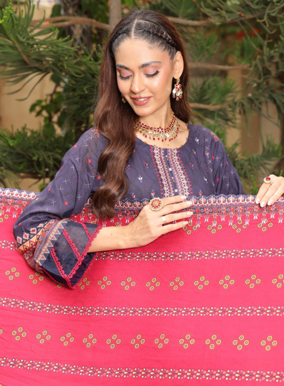 Kinara Series By Schick Printed Linen 3 Piece Unstitched Suit SDH24KS D-05 Kinara Series By Schick Printed Linen 3 Piece Unstitched Suit SDH24KS D-05