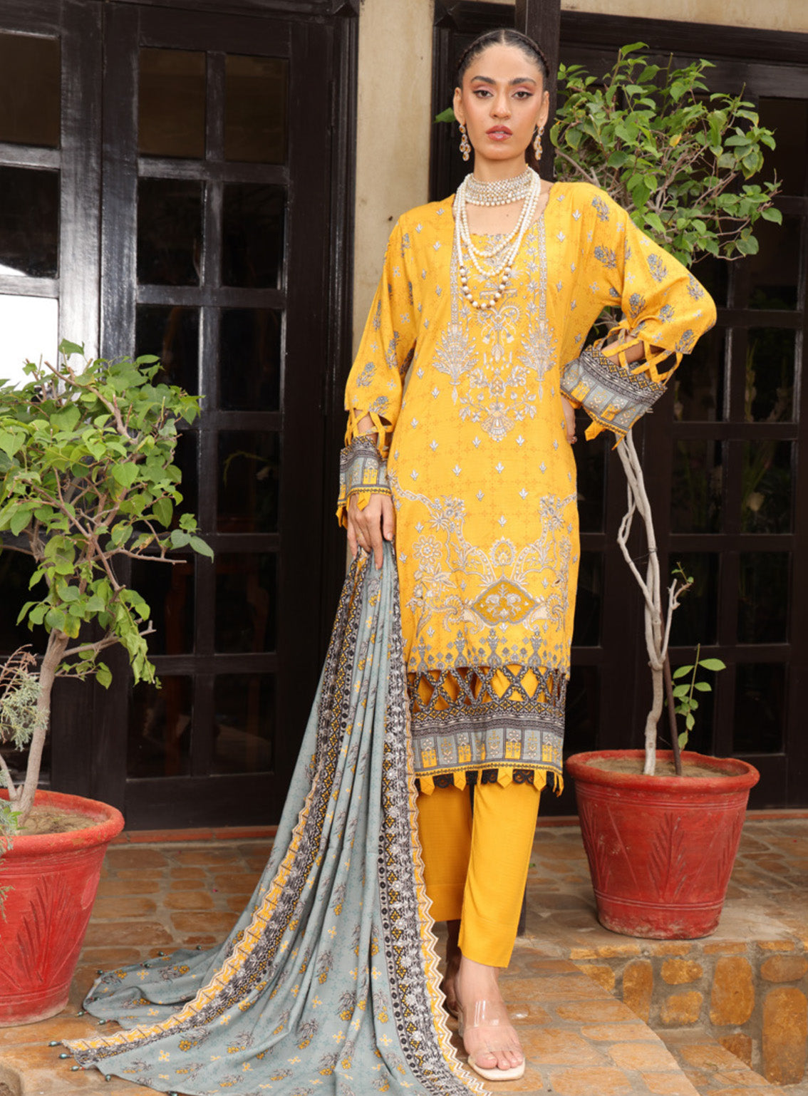 Kinara Series By Schick Printed Linen 3 Piece Unstitched Suit SDH24KS D-06 Kinara Series By Schick Printed Linen 3 Piece Unstitched Suit SDH24KS D-06