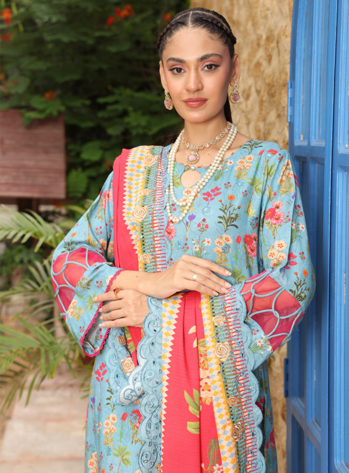Kinara Series By Schick Printed Linen 3 Piece Unstitched Suit SDH24KS D-08 Kinara Series By Schick Printed Linen 3 Piece Unstitched Suit SDH24KS D-08
