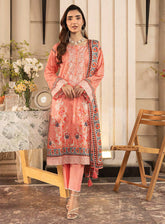 Komal By LSM Lakhany Embroidered Lawn 3 Piece Unstitched Suit LSM25KEL LG-AR-0132