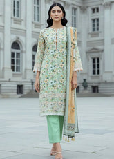 Komal By LSM Lakhany Luxury Embroidered Lawn 3 Piece Unstitched Suit LSM26KL D-LG-IZ-0512