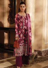 Komal By LSM Lakhany Luxury Embroidered Lawn 3 Piece Unstitched Suit LSM26KL D-LG-RL-0360