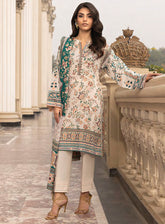 Komal By LSM Lakhany Printed Lawn 3 Piece Unstitched Suit LSM25KPL LG-AR-0115