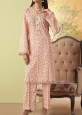 Korean By VS Textile Co-Ord's Printed Lawn 2 Piece Unstitched Shirt & Trouser VS26KCOPV1 D-704