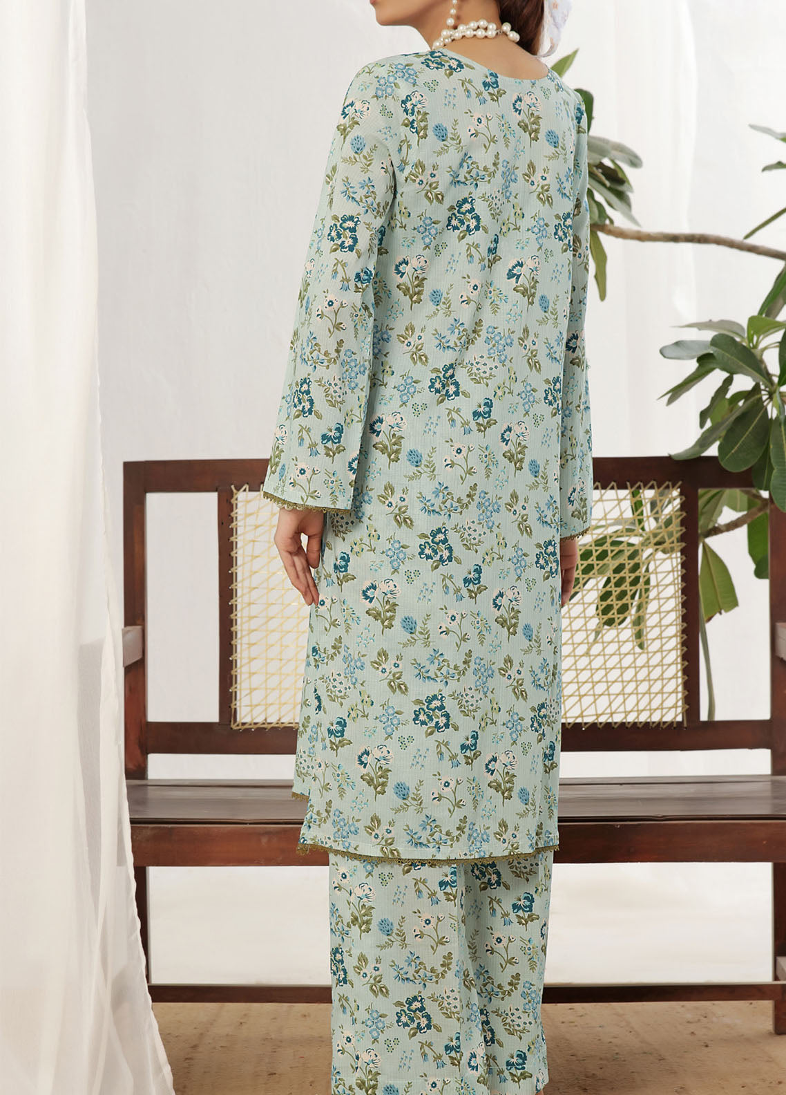 Korean By VS Textile Co-Ord's Printed Lawn 2 Piece Unstitched Shirt & Trouser VS26KCOPV1 D-705 Korean By VS Textile Co-Ord's Printed Lawn 2 Piece Unstitched Shirt & Trouser VS26KCOPV1 D-705