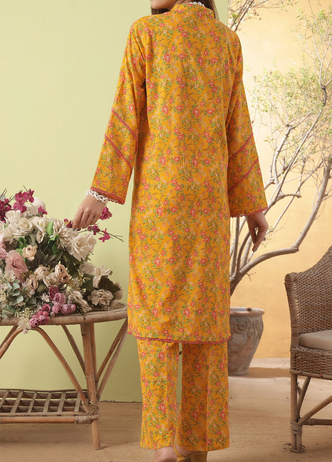 Korean By VS Textile Co-Ord's Printed Lawn 2 Piece Unstitched Shirt & Trouser VS26KCOPV1 D-712 Korean By VS Textile Co-Ord's Printed Lawn 2 Piece Unstitched Shirt & Trouser VS26KCOPV1 D-712