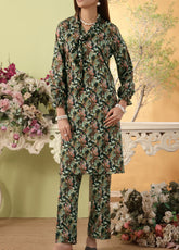 Korean By VS Textile Co-Ord's Printed Lawn 2 Piece Unstitched Shirt & Trouser VS26KCOPV1 D-717