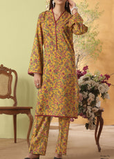 Korean By VS Textile Co-Ord's Printed Lawn 2 Piece Unstitched Shirt & Trouser VS26KCOPV1 D-722