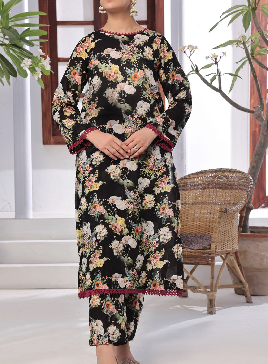 Korean By VS Textile Co-Ords Printed Lawn 2 Piece Unstitched Suit VS24KCO D-490 Korean By VS Textile Co-Ords Printed Lawn 2 Piece Unstitched Suit VS24KCO D-490