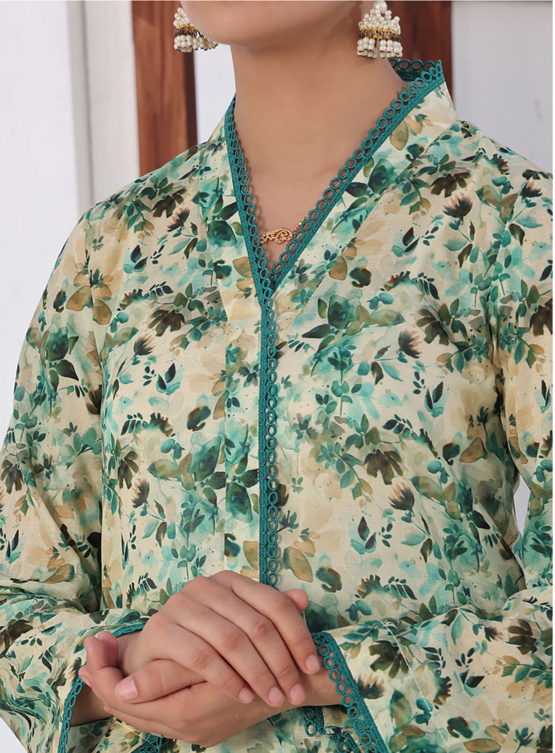 Korean By VS Textile Co-Ords Printed Lawn 2 Piece Unstitched Suit VS24KCO D-491 Korean By VS Textile Co-Ords Printed Lawn 2 Piece Unstitched Suit VS24KCO D-491
