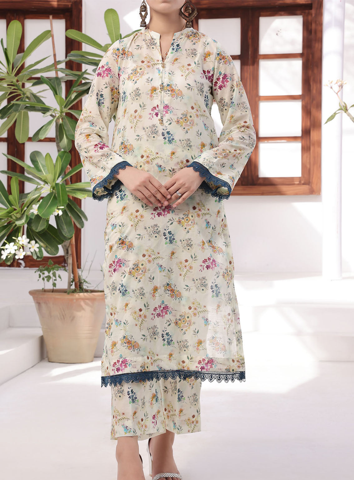 Korean By VS Textile Co-Ords Printed Lawn 2 Piece Unstitched Suit VS24KCO D-492 Korean By VS Textile Co-Ords Printed Lawn 2 Piece Unstitched Suit VS24KCO D-492