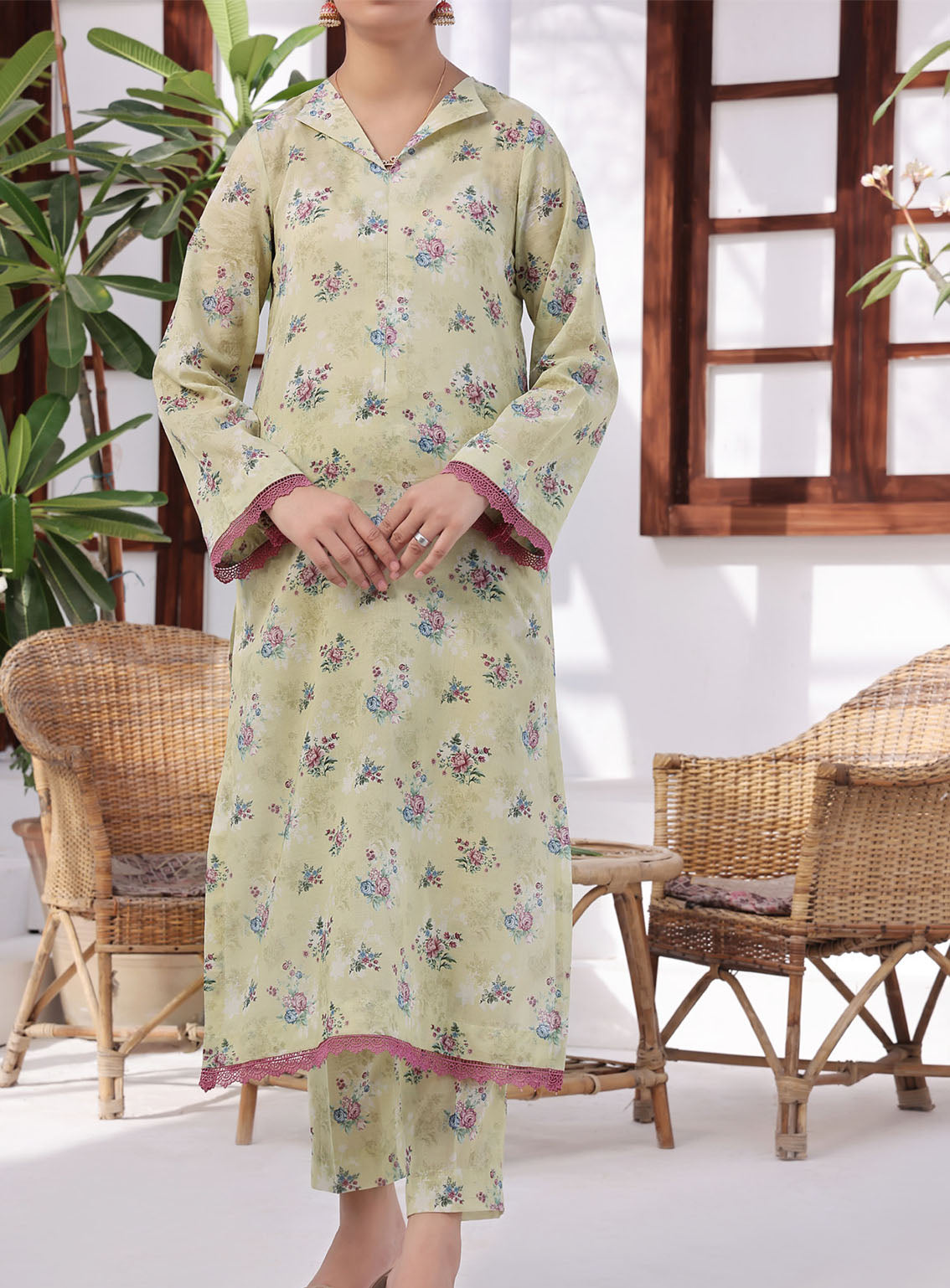 Korean By VS Textile Co-Ords Printed Lawn 2 Piece Unstitched Suit VS24KCO D-494 Korean By VS Textile Co-Ords Printed Lawn 2 Piece Unstitched Suit VS24KCO D-494