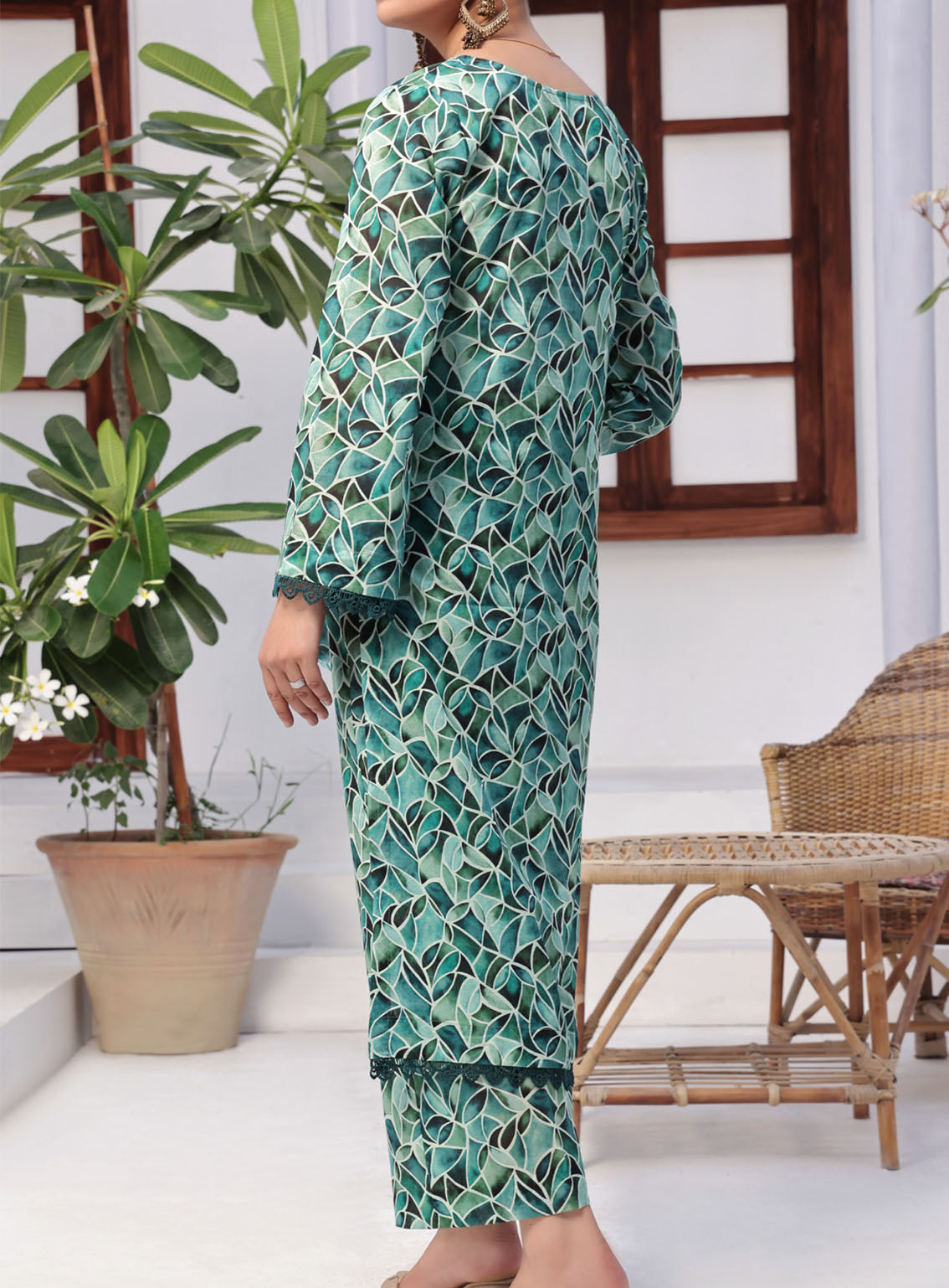 Korean By VS Textile Co-Ords Printed Lawn 2 Piece Unstitched Suit VS24KCO D-496 Korean By VS Textile Co-Ords Printed Lawn 2 Piece Unstitched Suit VS24KCO D-496