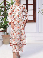 Korean By VS Textile Co-Ords Printed Lawn 2 Piece Unstitched Suit VS24KCO D-500