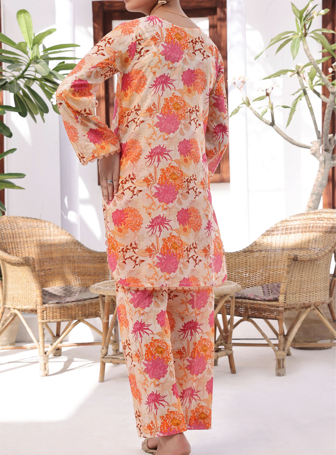 Korean By VS Textile Co-Ords Printed Lawn 2 Piece Unstitched Suit VS24KCO D-503 Korean By VS Textile Co-Ords Printed Lawn 2 Piece Unstitched Suit VS24KCO D-503