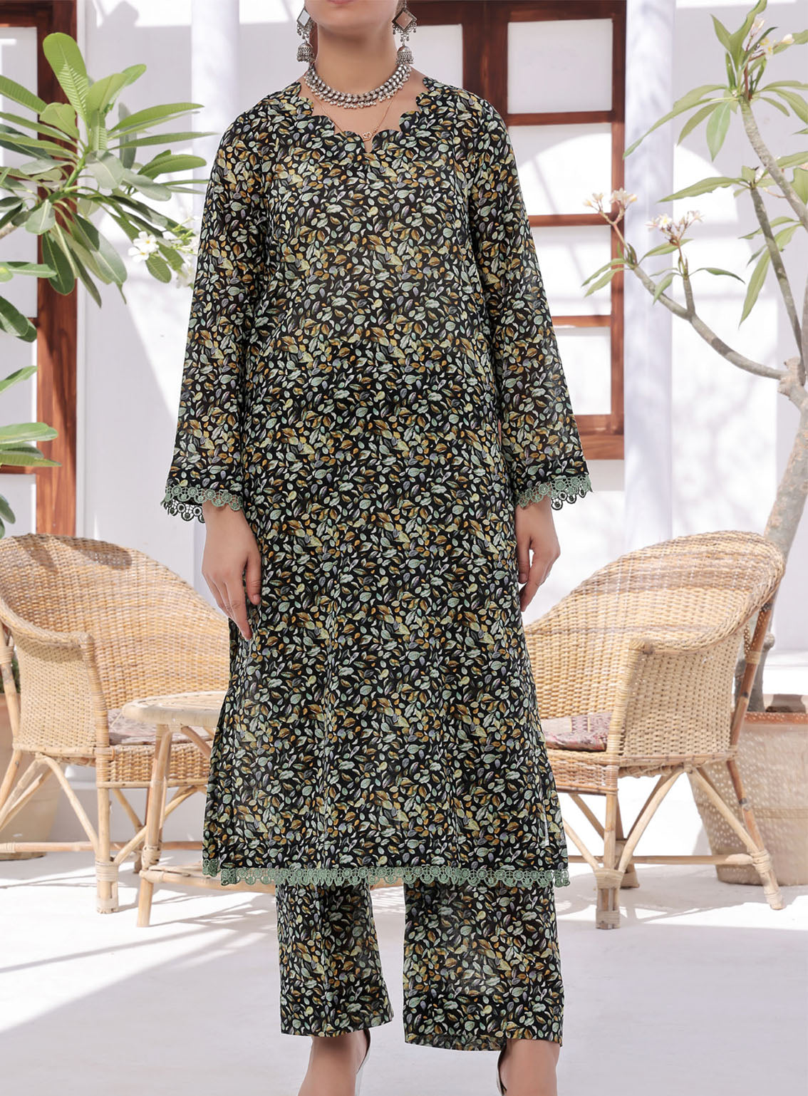 Korean By VS Textile Co-Ords Printed Lawn 2 Piece Unstitched Suit VS24KCO D-507 Korean By VS Textile Co-Ords Printed Lawn 2 Piece Unstitched Suit VS24KCO D-507
