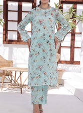 Korean By VS Textile Co-Ords Printed Lawn 2 Piece Unstitched Suit VS24KCO D-509