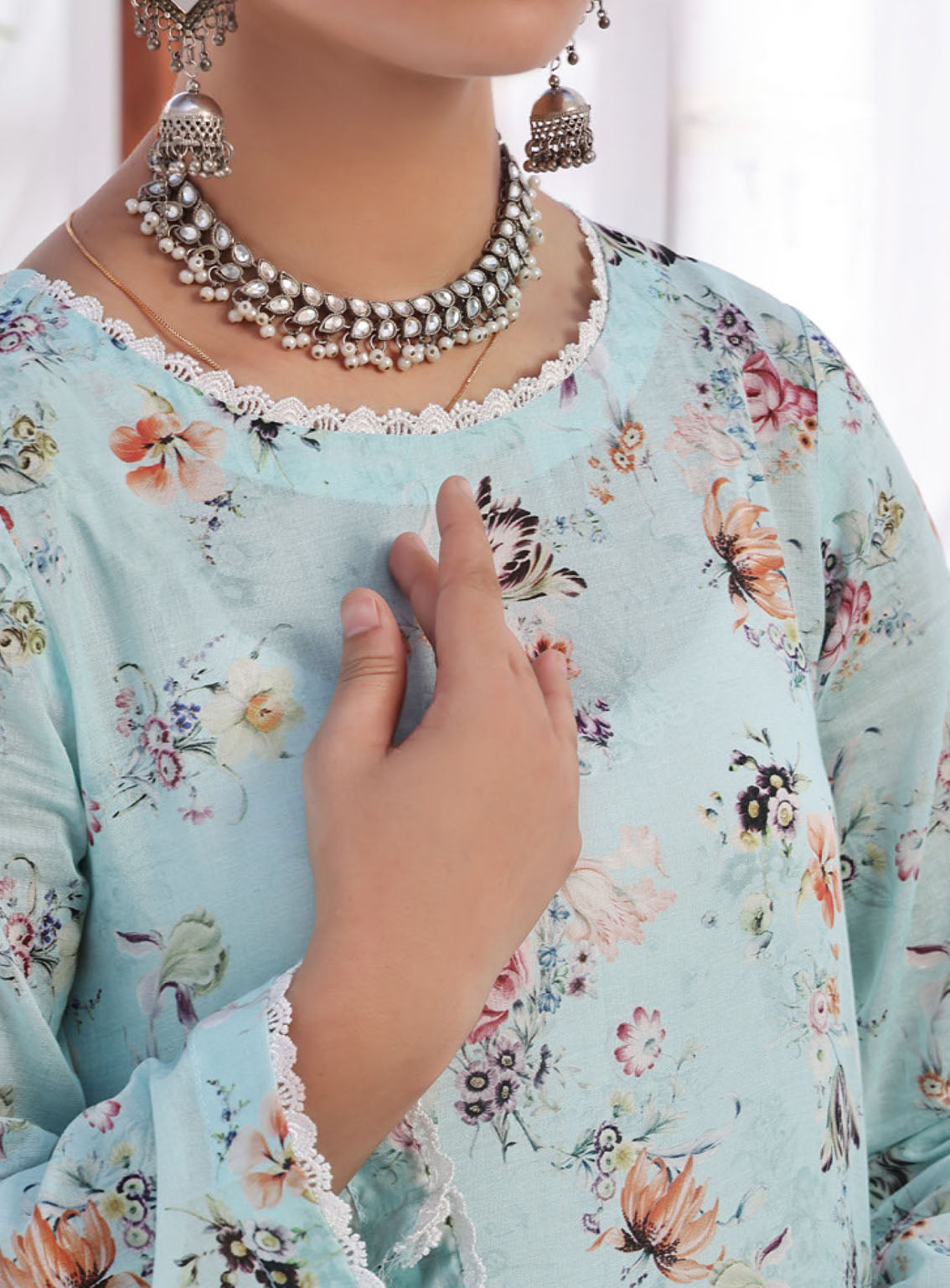 Korean By VS Textile Co-Ords Printed Lawn 2 Piece Unstitched Suit VS24KCO D-509 Korean By VS Textile Co-Ords Printed Lawn 2 Piece Unstitched Suit VS24KCO D-509