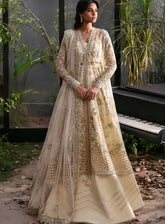 La Fuchsia By Afrozeh Embroidered Net 3 Piece Unstitched Suit AF25LFV1 D-10 FLEURIE