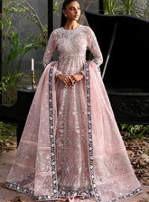 La Fuchsia By Afrozeh Embroidered Organza 3 Piece Unstitched Suit AF25LFV1 D-06 ZEAL