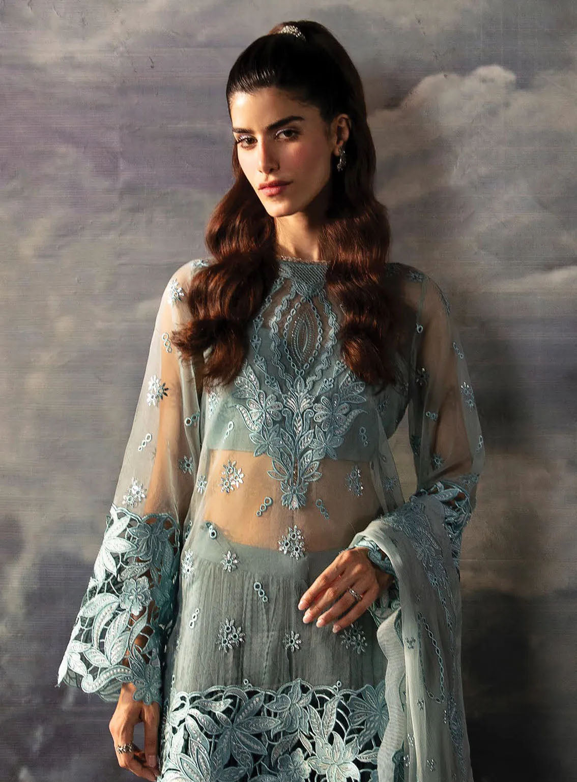 La Fuchsia By Afrozeh Festive Embroidered Organza 3 Piece Unstitched Suit AF24LV2 ASTRA La Fuchsia By Afrozeh Festive Embroidered Organza 3 Piece Unstitched Suit AF24LV2 ASTRA