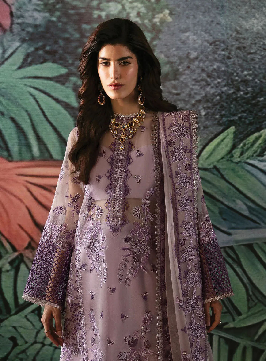 La Fuchsia By Afrozeh Festive Embroidered Organza 3 Piece Unstitched Suit AF24LV2 HELEN La Fuchsia By Afrozeh Festive Embroidered Organza 3 Piece Unstitched Suit AF24LV2 HELEN