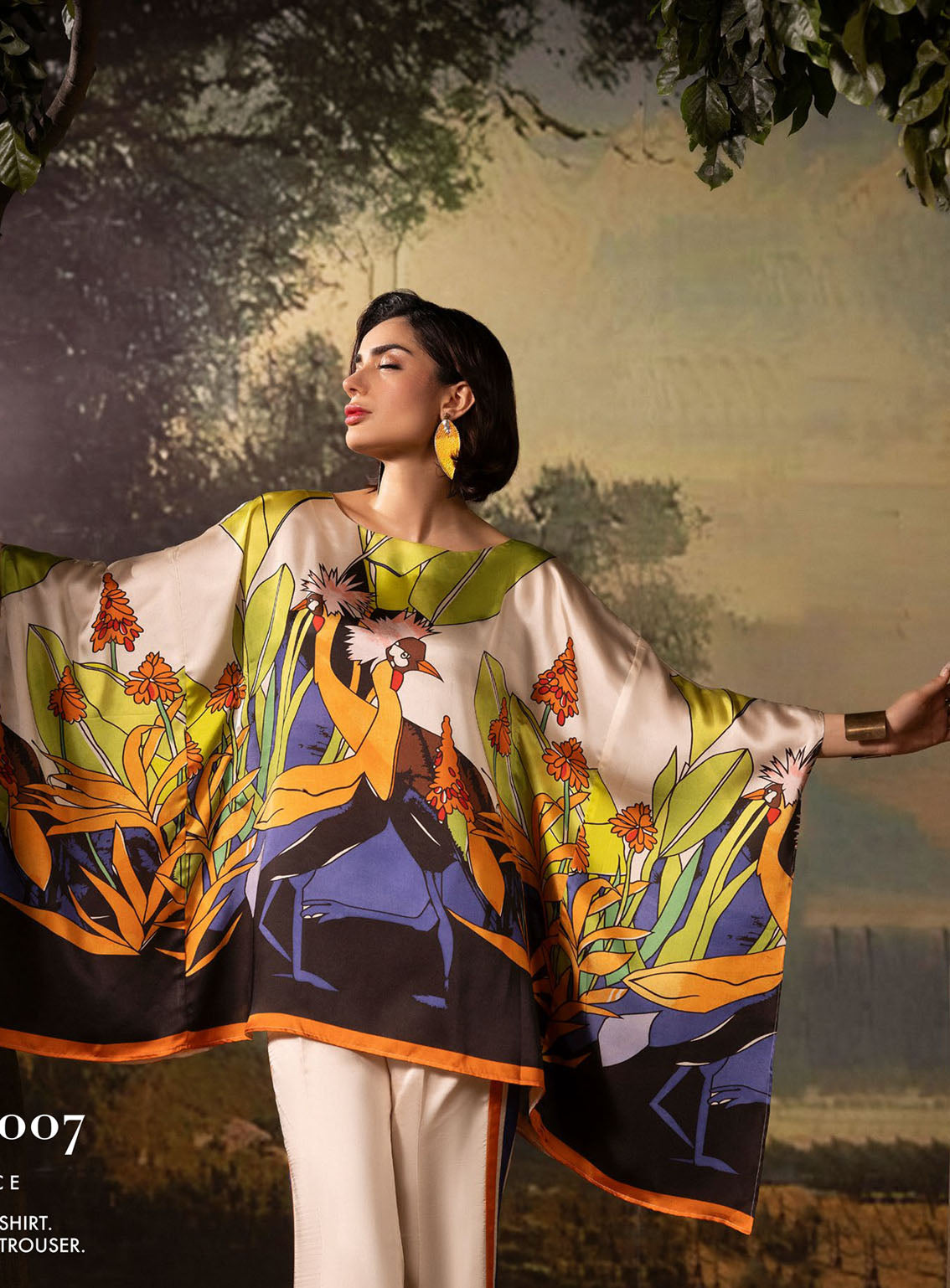 La Soie By Gul Ahmed Printed Silk 2 Piece Unstitched Suit GA24LSV1 TS-42007 La Soie By Gul Ahmed Printed Silk 2 Piece Unstitched Suit GA24LSV1 TS-42007