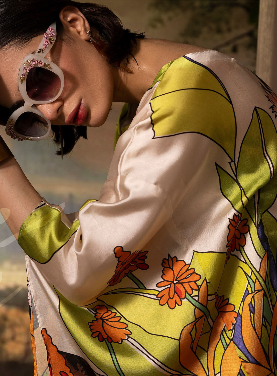 La Soie By Gul Ahmed Printed Silk 2 Piece Unstitched Suit GA24LSV1 TS-42007 La Soie By Gul Ahmed Printed Silk 2 Piece Unstitched Suit GA24LSV1 TS-42007