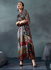 La Soie By Gul Ahmed Printed Silk 2 Piece Unstitched Suit GA24LSV1 TS-42010
